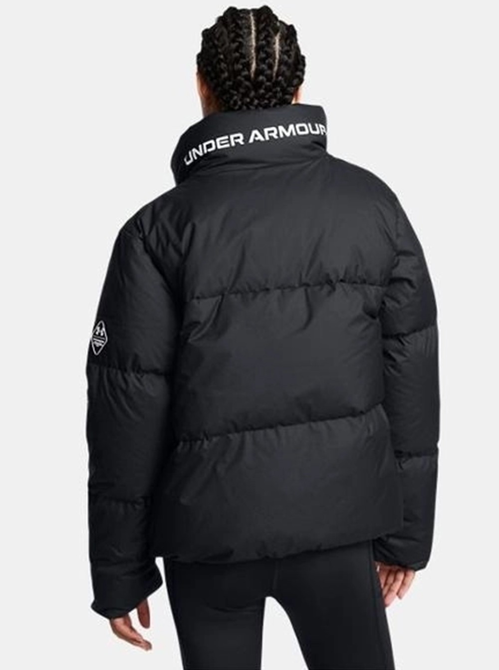 Куртка жіноча Under Armour LIMITLESS DOWN PUFFER JACKET чорна 1384648-001 изображение 3
