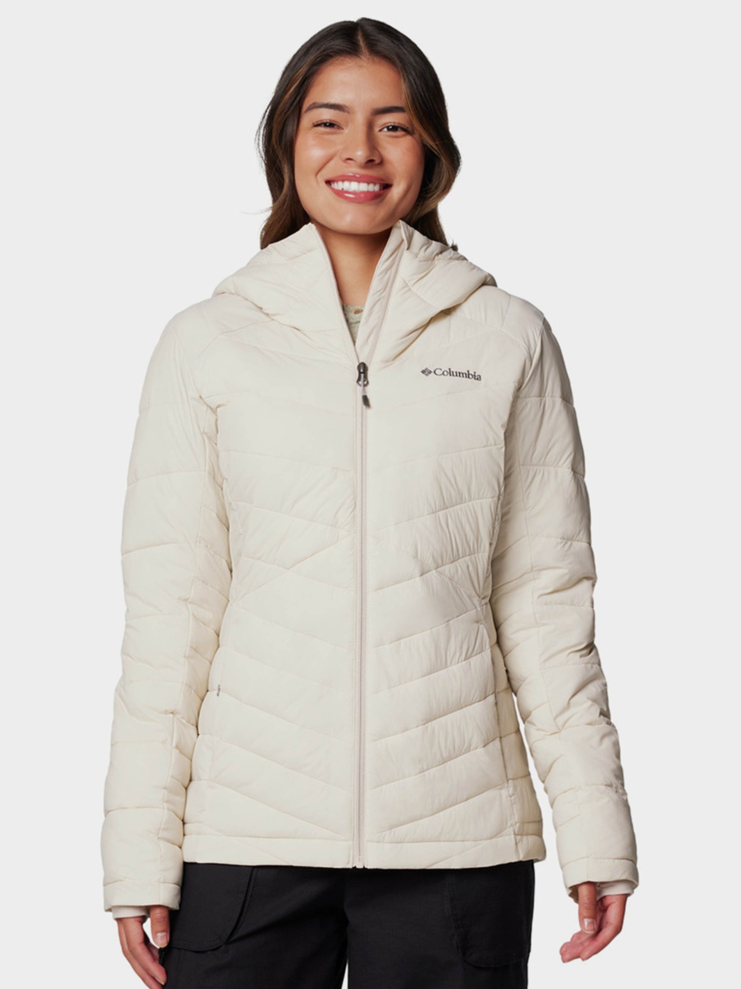 Куртка женская Columbia Joy Peak™ II Hooded Jacket бежевая 2089041-278 изображение 2