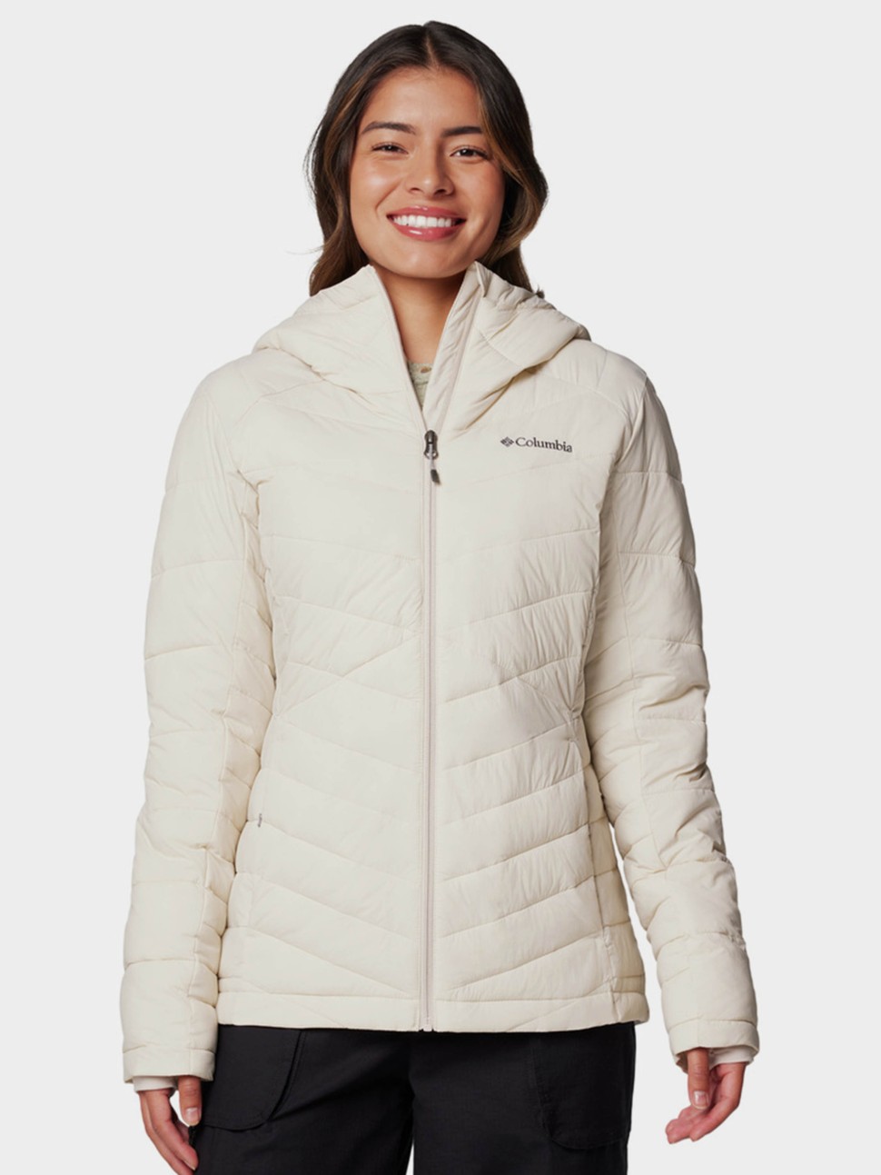 Куртка жіноча Columbia Joy Peak™ II Hooded Jacket бежева 2089041-278 — фото 2