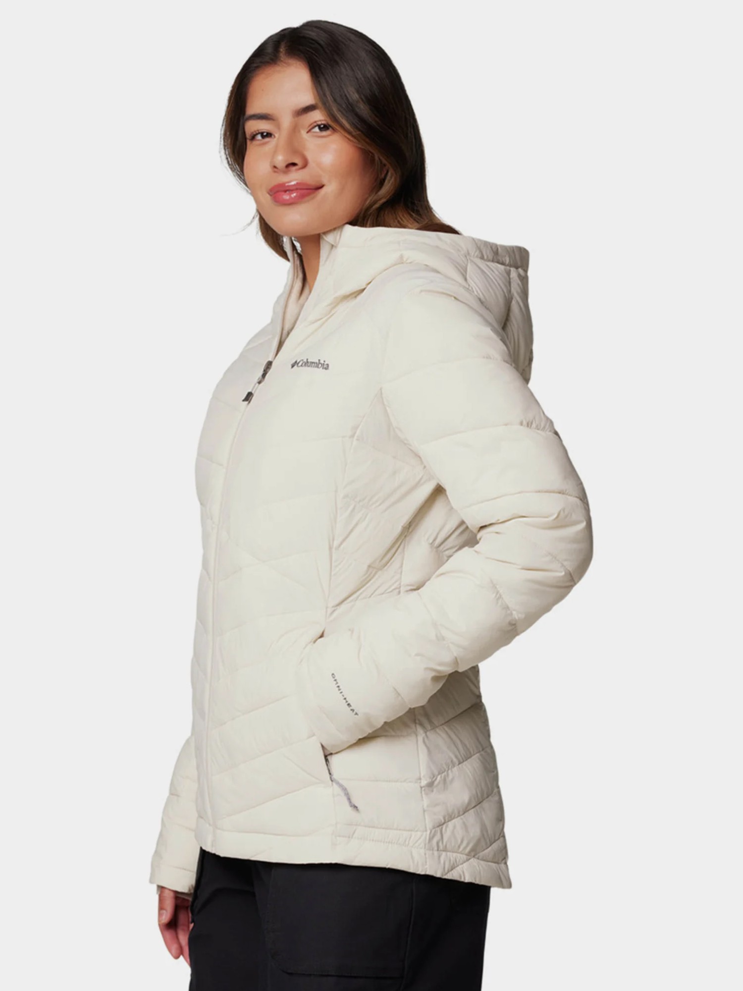 Куртка женская Columbia Joy Peak™ II Hooded Jacket бежевая 2089041-278 изображение 4