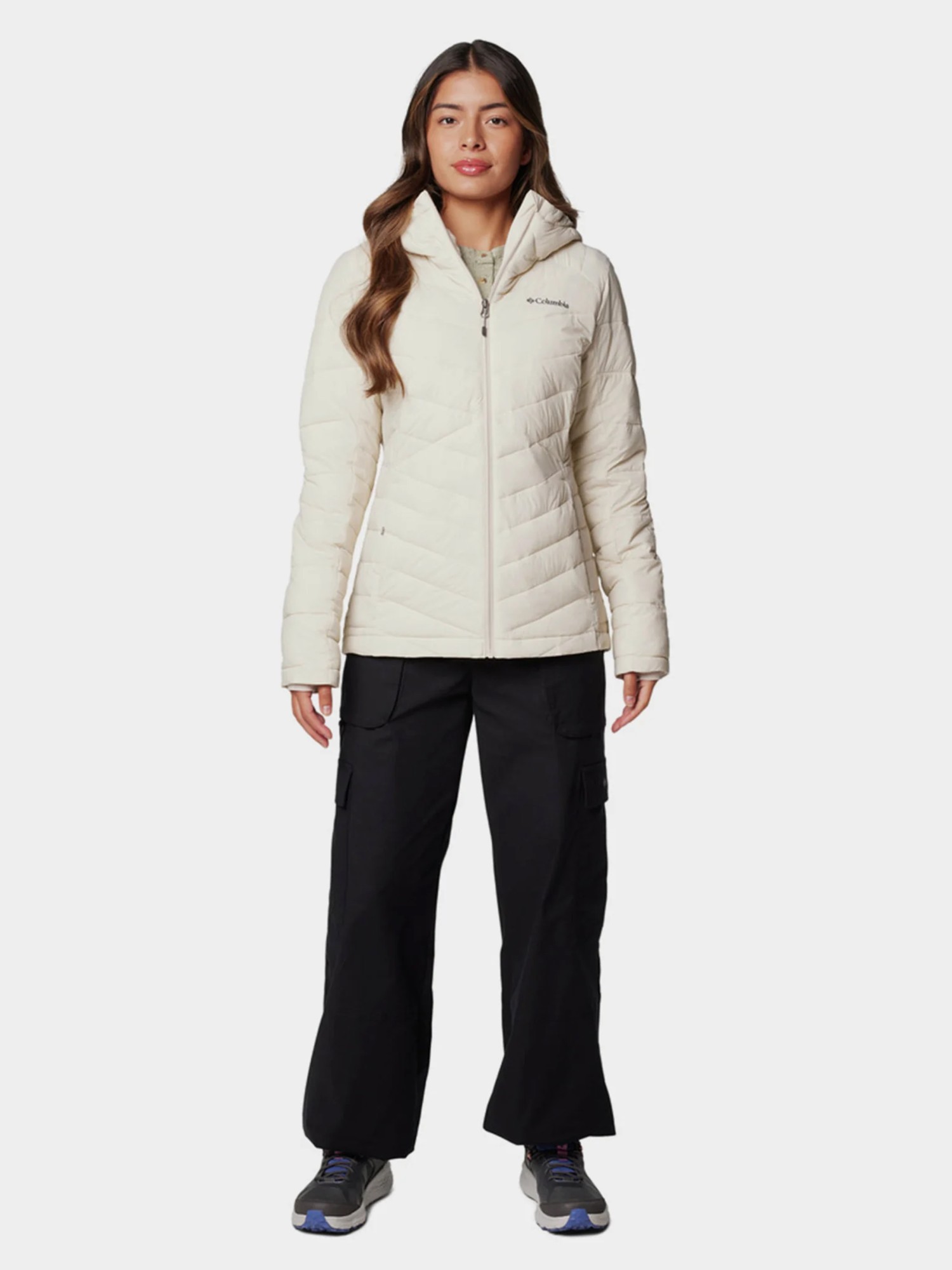 Куртка женская Columbia Joy Peak™ II Hooded Jacket бежевая 2089041-278 изображение 5