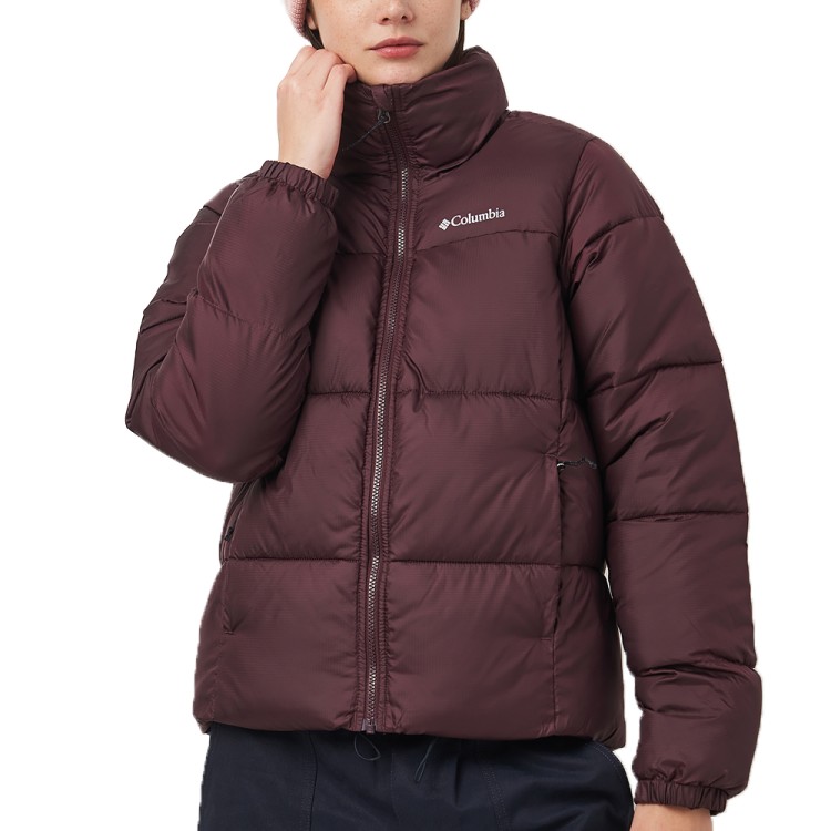 Куртка женская Columbia Puffect II Full Zip Jacket бордовая 2090291-607