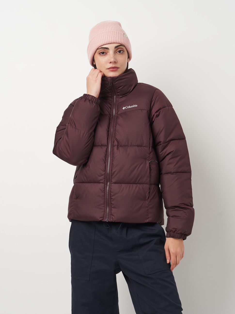Куртка жіноча Columbia Puffect™ II Full Zip Jacket бордова 2090291-607 — фото 2