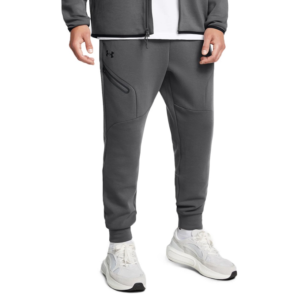 Штани чоловічі Under Armour UA Unstoppable Flc Jgr EU сірі 1389353-025 изображение 1