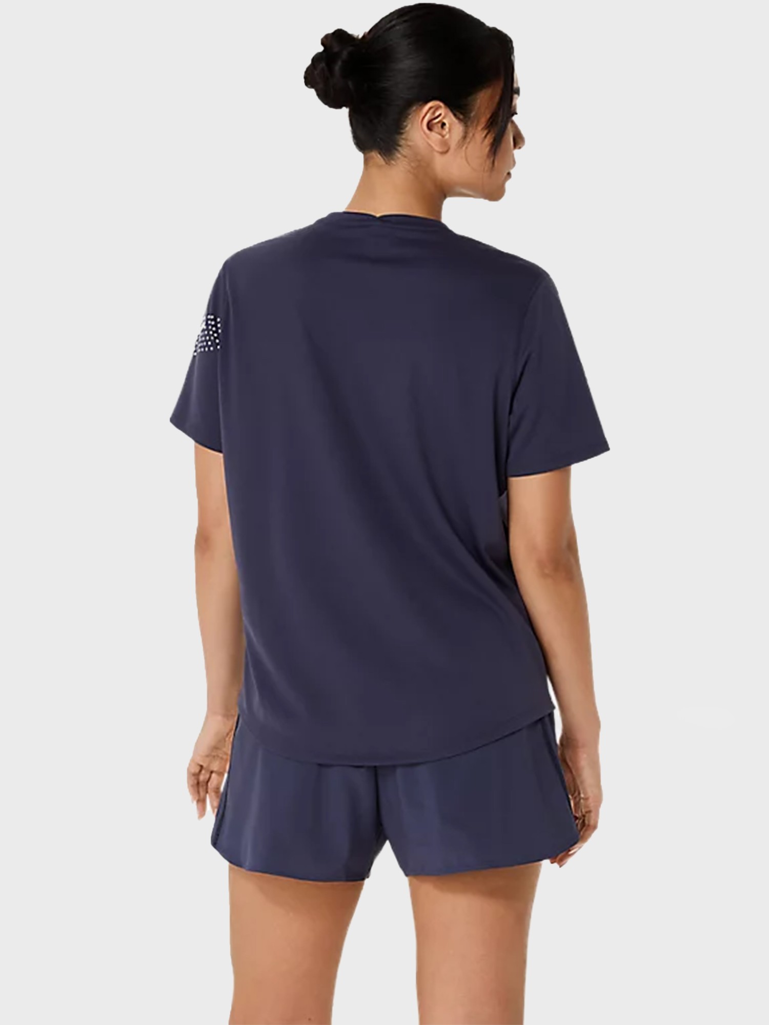 Футболка женская Asics ASICS ICON SS TOP фиолетовая 2012D177-500 изображение 3