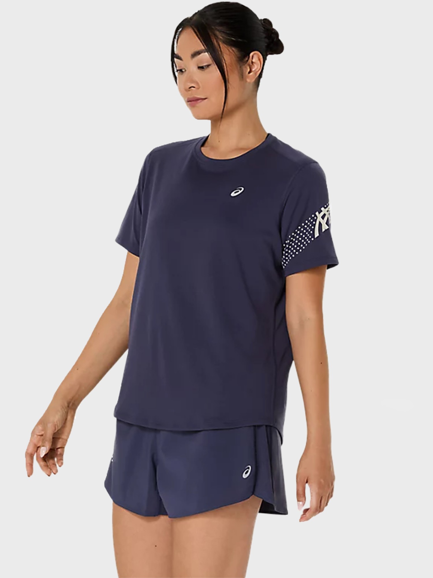 Футболка женская Asics ASICS ICON SS TOP фиолетовая 2012D177-500 изображение 4