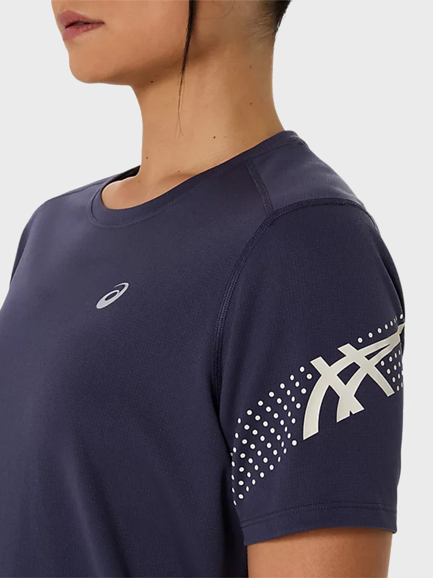 Футболка женская Asics ASICS ICON SS TOP фиолетовая 2012D177-500 изображение 7