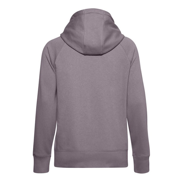 Толстовка женская Under Armour Rival Fleece Logo фиолетовая 1356318-585 изображение 2