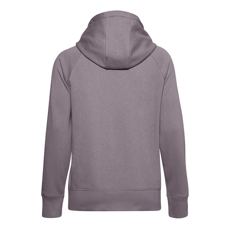 Толстовка женская Under Armour Rival Fleece Logo фиолетовая 1356318-585 изображение 2