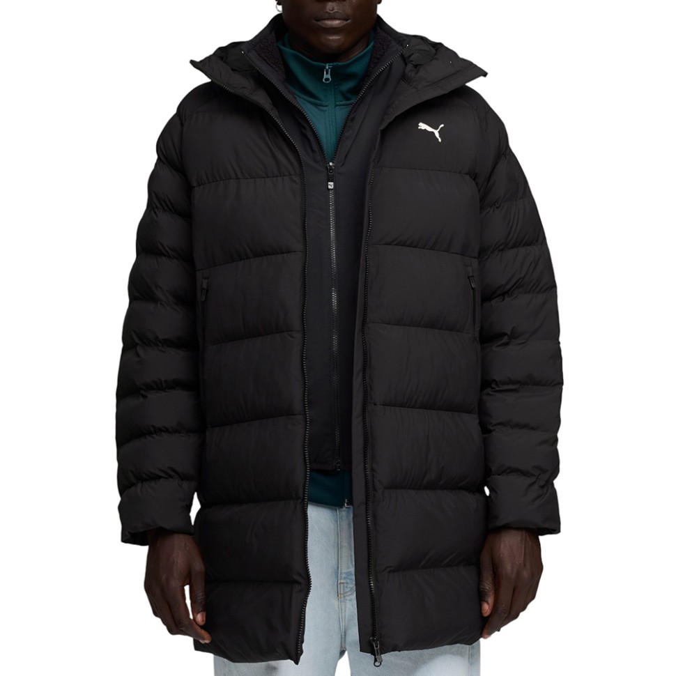 Куртка чоловіча Puma Mono Hooded Parka чорна 68836601 — фото 1