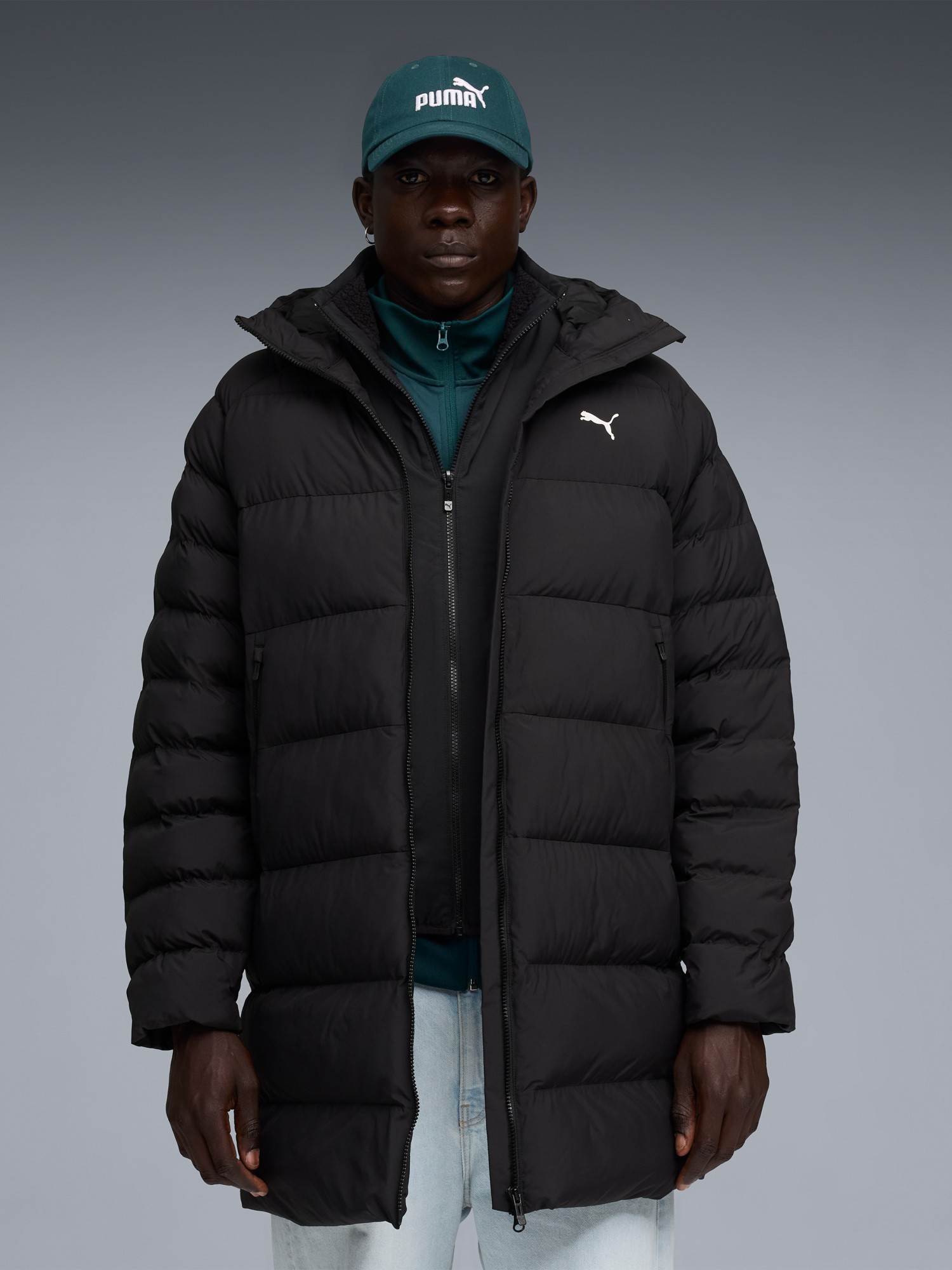 Куртка мужская Puma Mono Hooded Parka черная 68836601 изображение 2