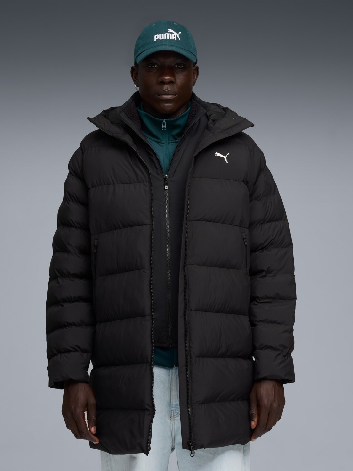 Куртка мужская Puma Mono Hooded Parka черная 68836601 изображение 2