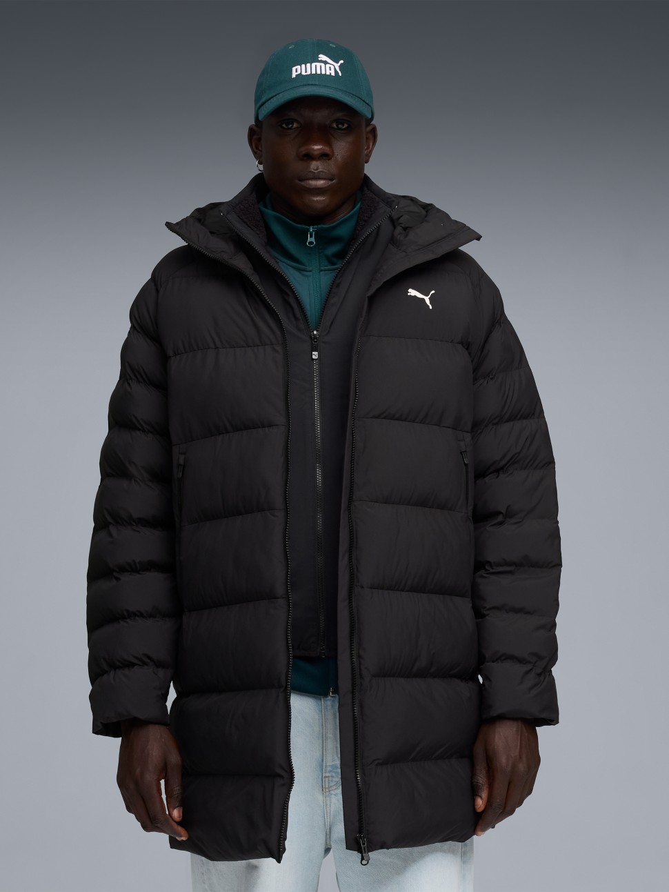 Куртка чоловіча Puma Mono Hooded Parka чорна 68836601 — фото 2