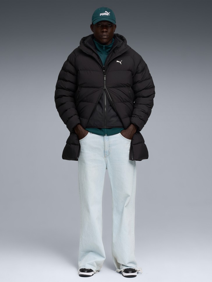 Куртка мужская Puma Mono Hooded Parka черная 68836601 изображение 4