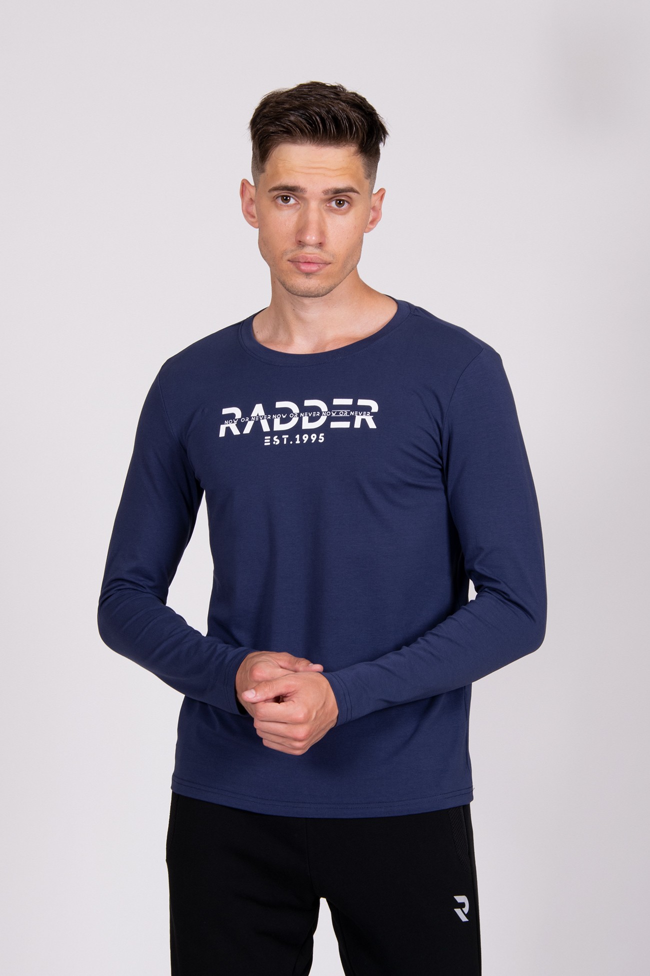 Футболка з довгим рукавом чоловіча Radder Alkarab синя 442144-450 изображение 2