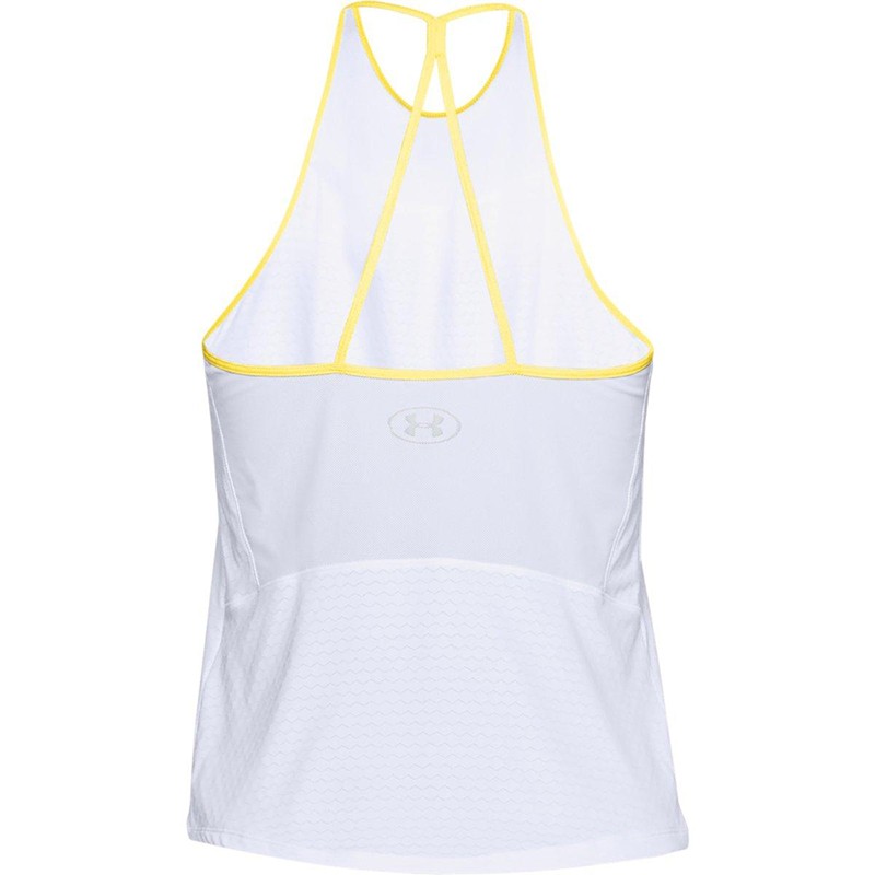 Майка женская Under Armour HexDelta Tank белая 1305125-101 изображение 3
