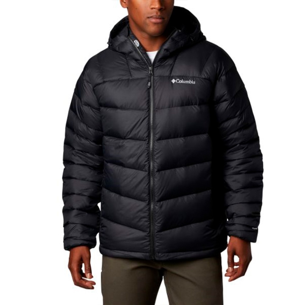 Куртка пуховая мужская Columbia  CENTENNIAL CREEK™II DOWN HOODED JACKET черная 1985521-010  изображение 1