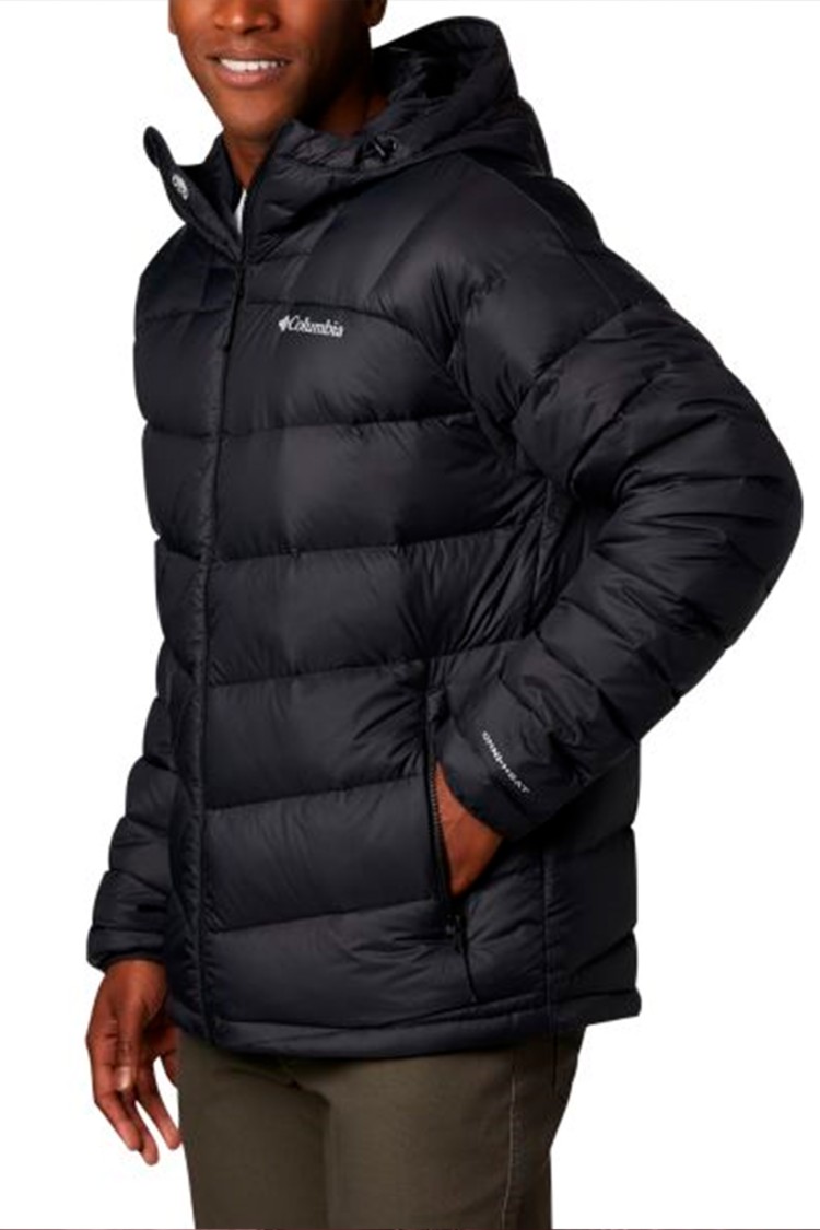 Куртка пуховая мужская Columbia  CENTENNIAL CREEK™II DOWN HOODED JACKET черная 1985521-010  изображение 2