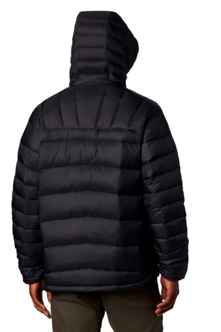 Куртка пуховая мужская Columbia  CENTENNIAL CREEK™II DOWN HOODED JACKET черная 1985521-010  изображение 3