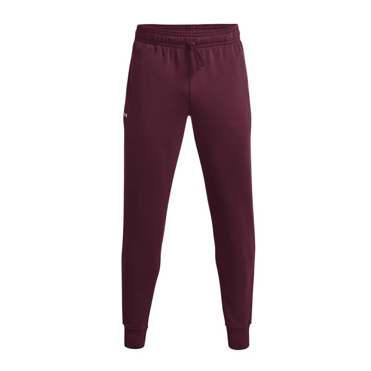 Чоловічі штани Under Armour Ua Rival Fleece Joggers бордові 1357128-600 изображение 1