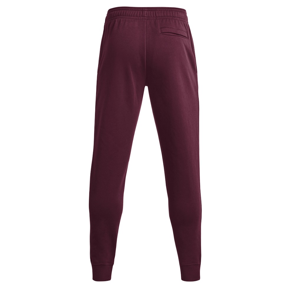 Чоловічі штани Under Armour Ua Rival Fleece Joggers бордові 1357128-600 — фото 2