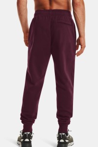 Чоловічі штани Under Armour Ua Rival Fleece Joggers бордові 1357128-600 изображение 4