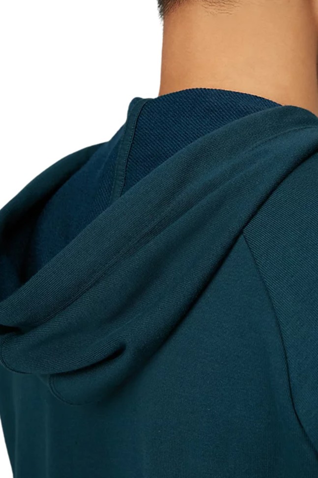 Толстовка чоловіча Asics Big Asics Fz Hoodie синя 2031A983-404  изображение 7