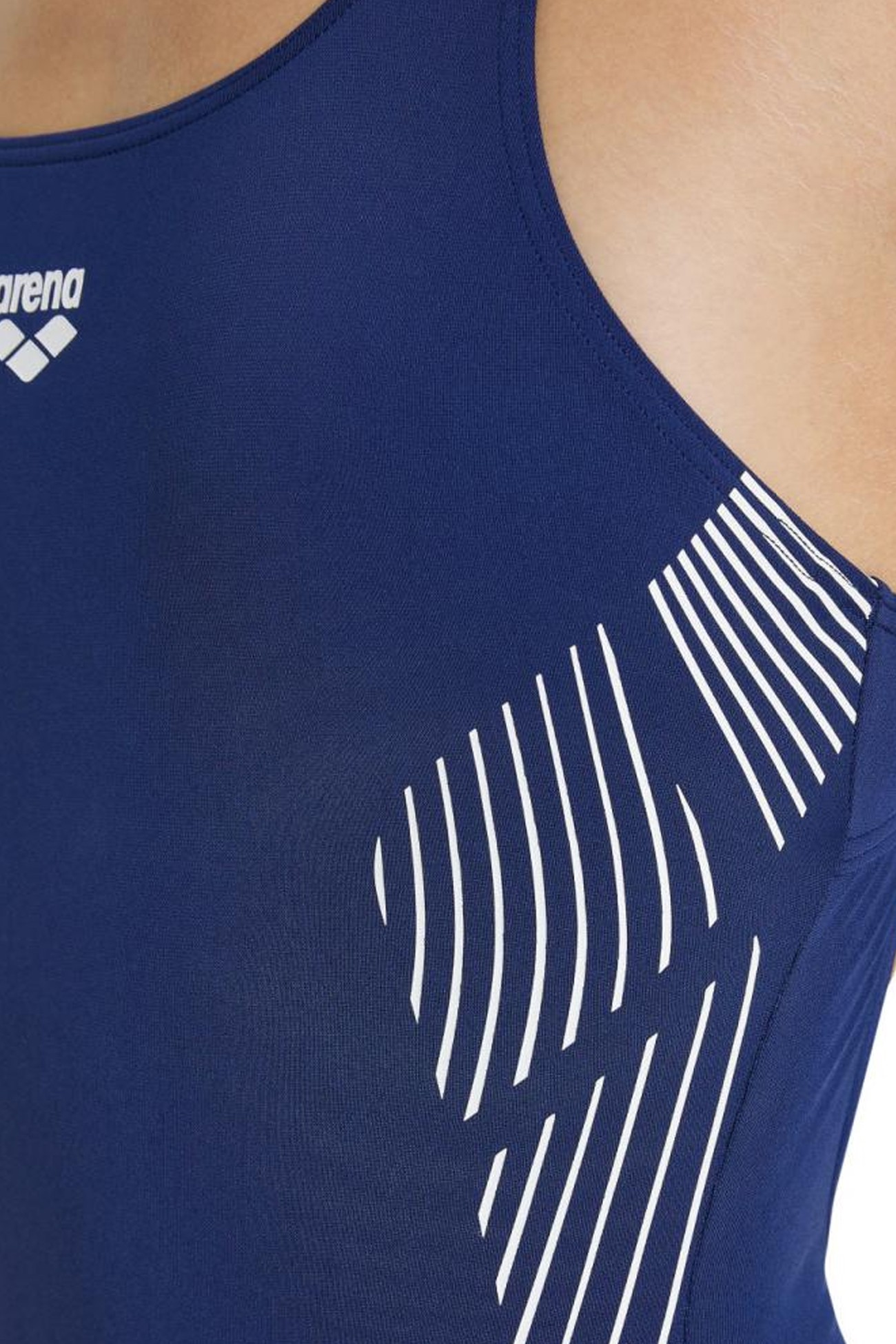 Жіночий купальник Arena W Streak Swim Pro Back One Pie синій 004388-701  изображение 4