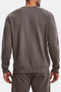 Толстовка чоловіча Under Armour UA Rival Fleece Crew коричнева 1357096-176 изображение 3