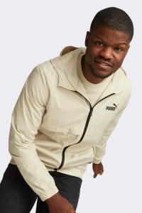 Ветровка мужская Puma ESS Solid Windbreaker бежевая 84748488 UA изображение 2