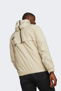 Ветровка мужская Puma ESS Solid Windbreaker бежевая 84748488 UA изображение 3