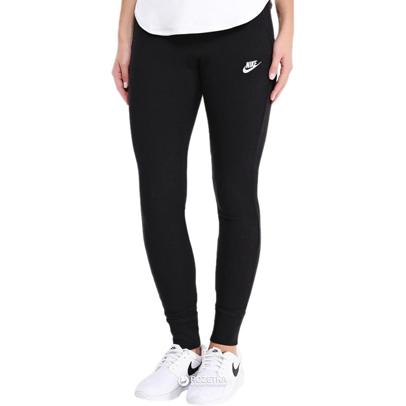 Брюки женские Nike W Nsw Pant Ft Tight черные 807800-010 изображение 1