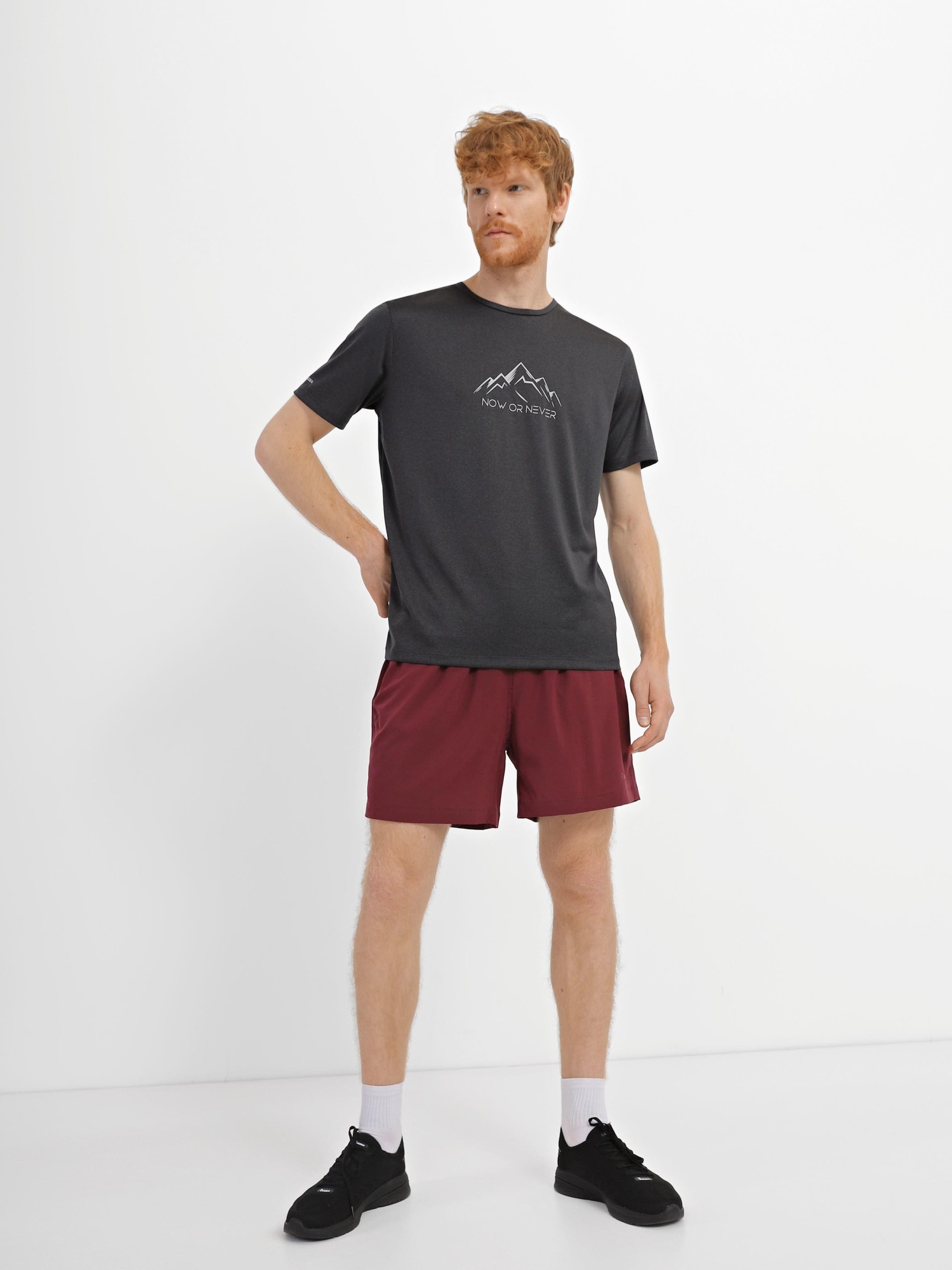 Шорти чоловічі Radder Fonte бордові 122104-670 изображение 2