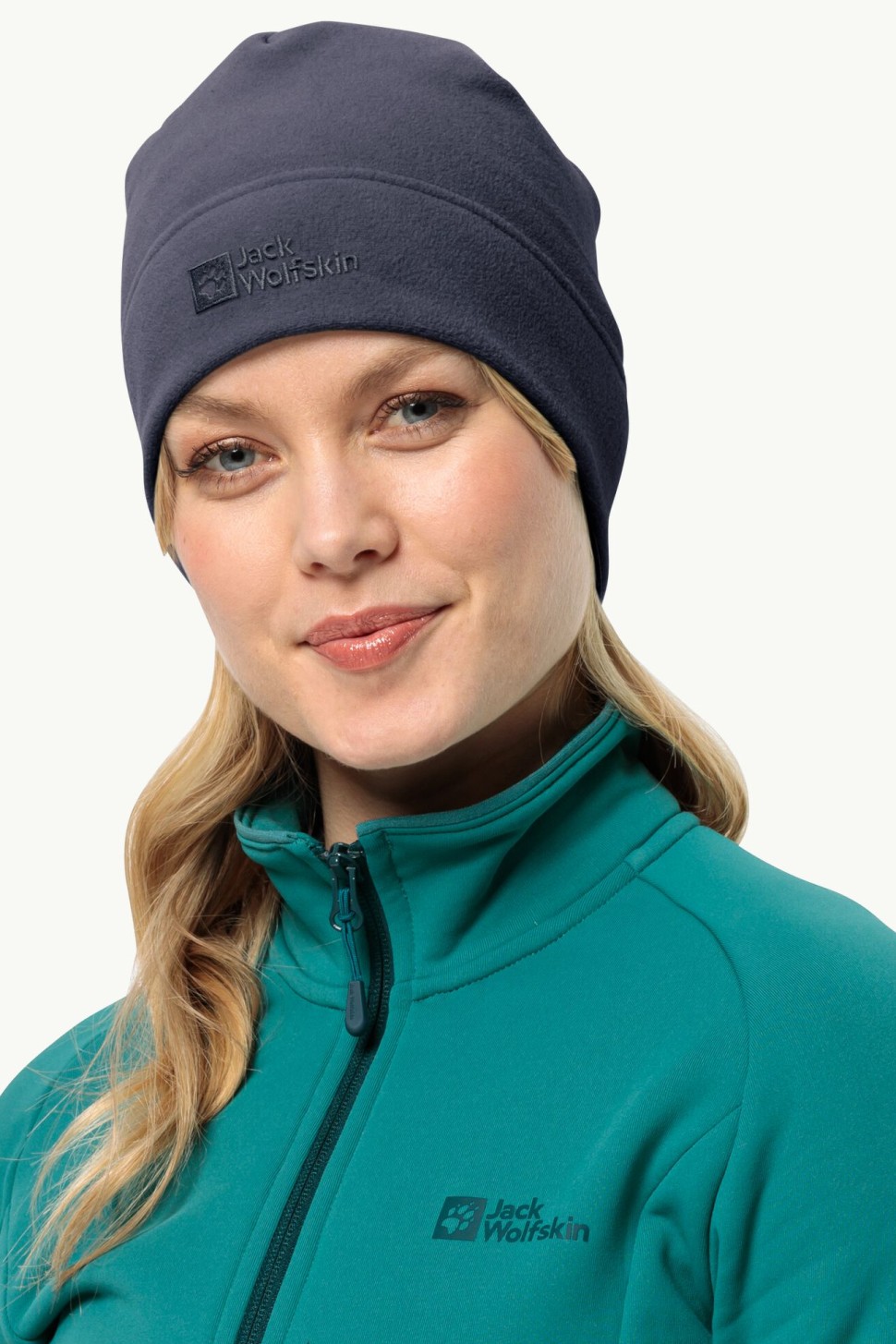 Шапка унісекс Jack Wolfskin REAL STUFF BEANIE графітова 1909852-1388 — фото 3