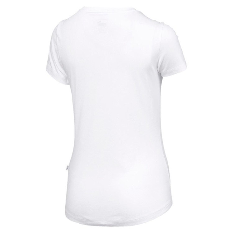 Футболка женская Puma Essentials Tee белая 85178702 изображение 2