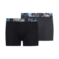 Нижнее белье мужское Puma MEN PRINT BOXER 2P мультицвет 93816602 изображение 1