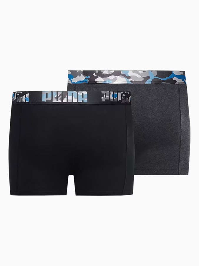 Нижнее белье мужское Puma MEN PRINT BOXER 2P мультицвет 93816602 изображение 3