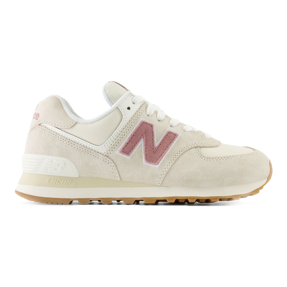 Кросівки жіночі New Balance 574 молочні WL574QC2 — фото 1