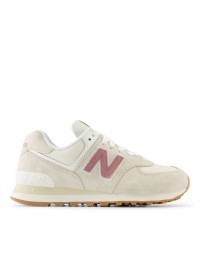 Кроссовки женские New Balance 574 молочные WL574QC2 изображение 2