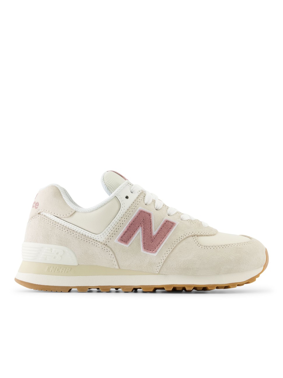 Кросівки жіночі New Balance 574 молочні WL574QC2 — фото 2