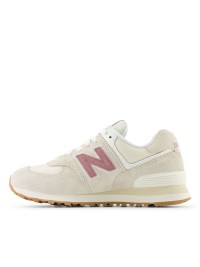 Кроссовки женские New Balance 574 молочные WL574QC2 изображение 4