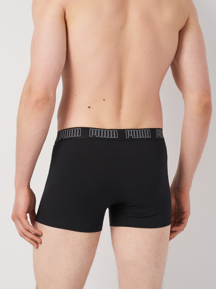 Нижнее белье мужское Puma EVERYDAY TRUNK 2P черное 93832101 изображение 5