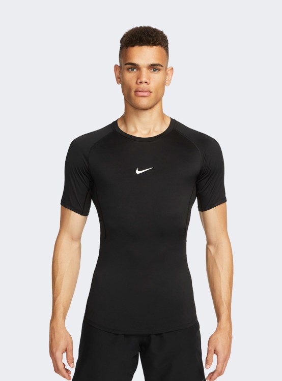 Футболка чоловіча Nike M NP DF TIGHT TOP SS чорна FB7932-010 изображение 2