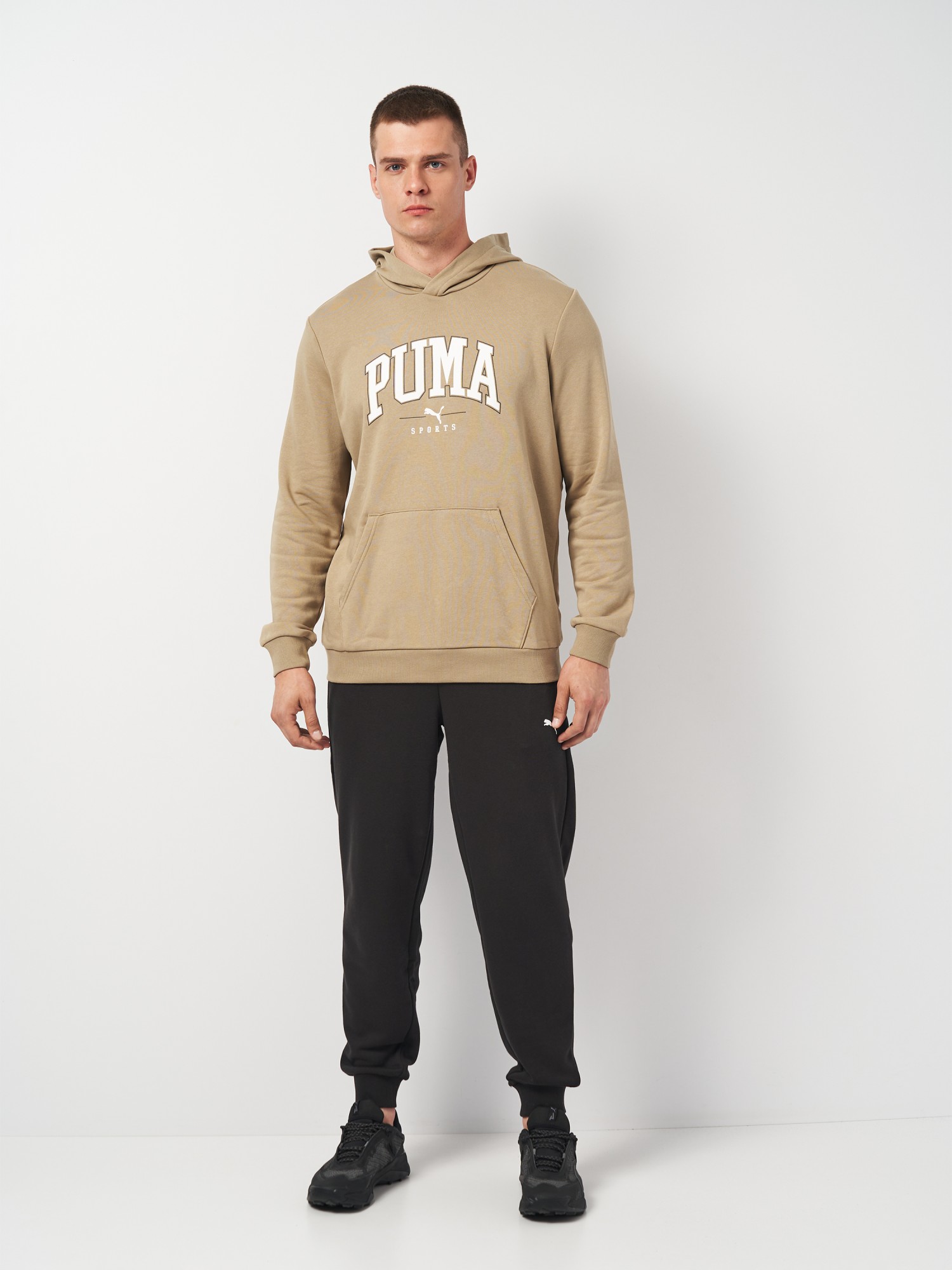 Костюм чоловічий Puma PUMA SQUAD Hooded Suit TR бежевий 68190167 изображение 2