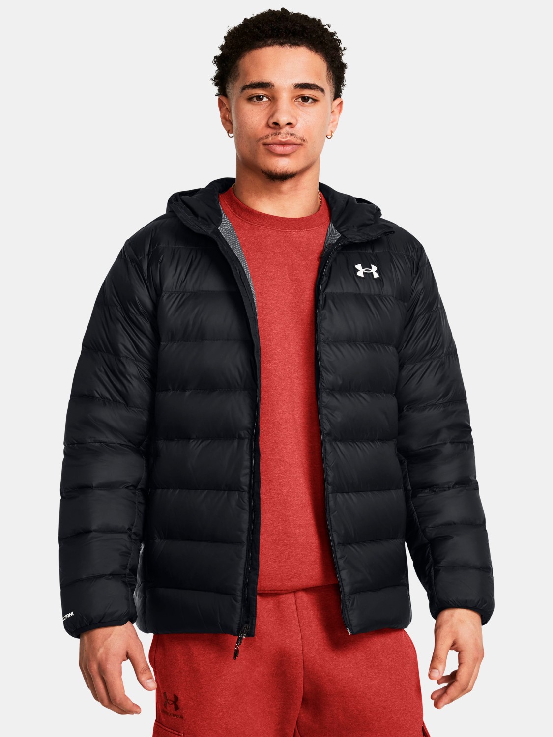 Куртка чоловіча Under Armour LEGEND DOWN HOODED JACKET чорна 1385837-001 изображение 2