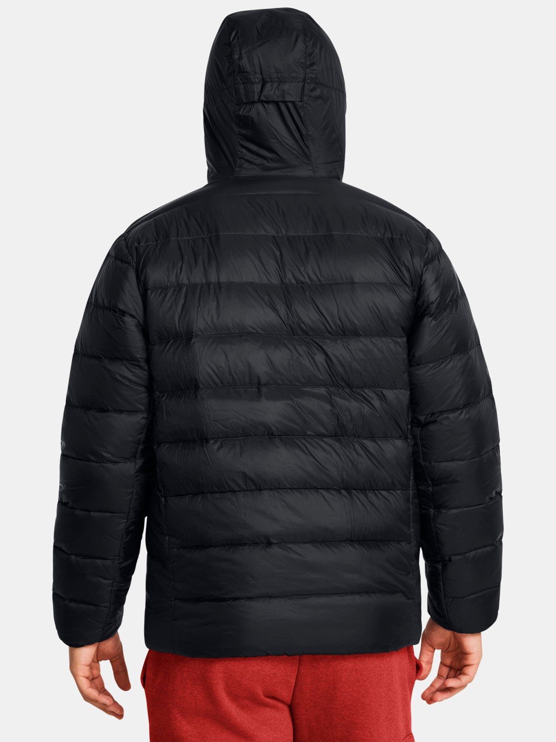 Куртка чоловіча Under Armour LEGEND DOWN HOODED JACKET чорна 1385837-001 изображение 3