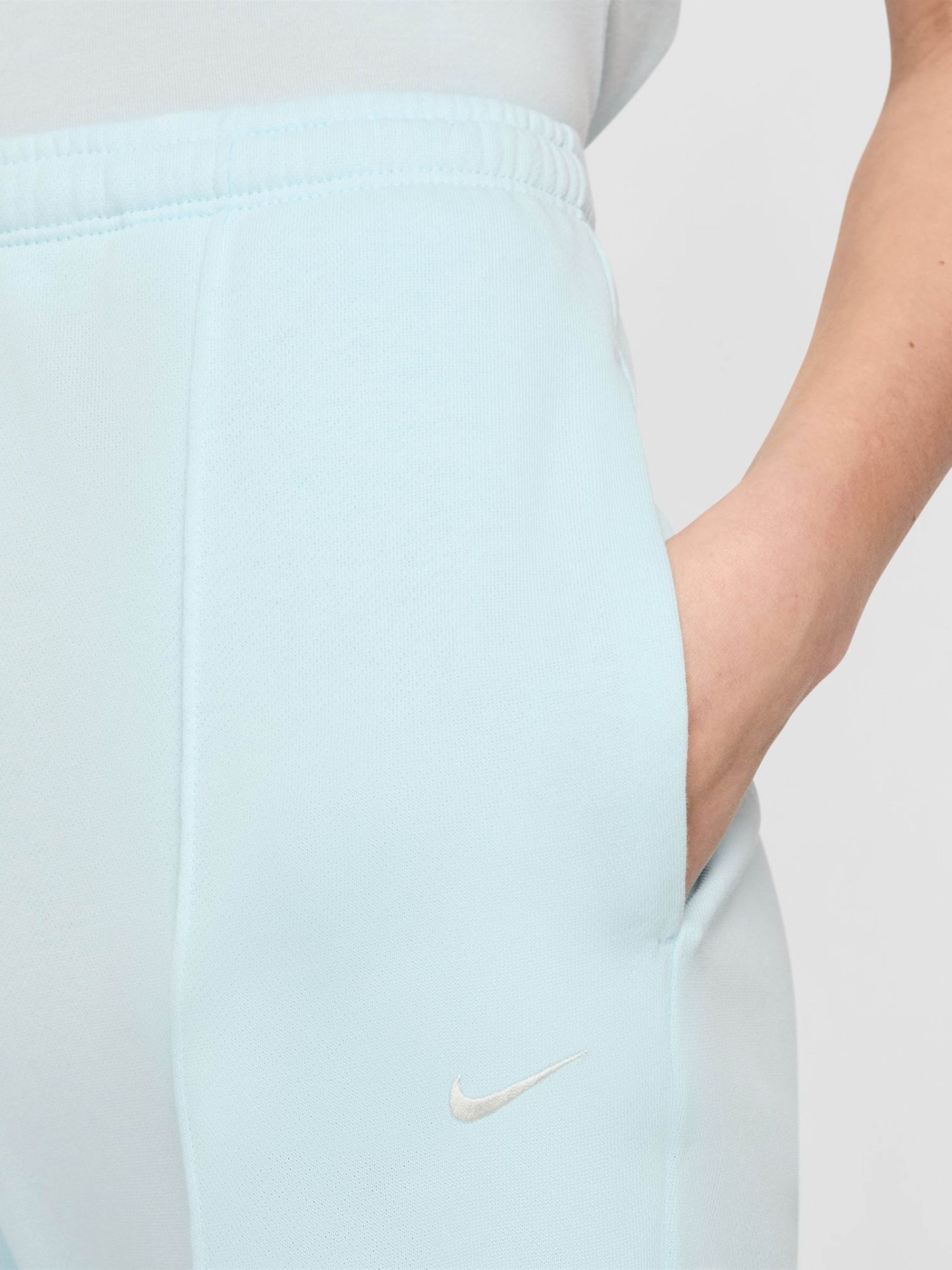 Брюки женские Nike W NSW NK CHLL FT HR SWTPNT голубые FN2434-474 изображение 5