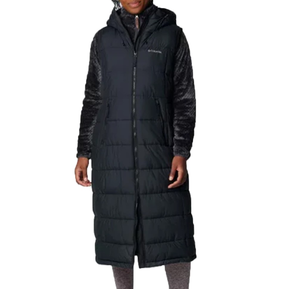 Жилет жіночий Columbia Pike Lake™ Long Vest чорний 2089281-010 изображение 1