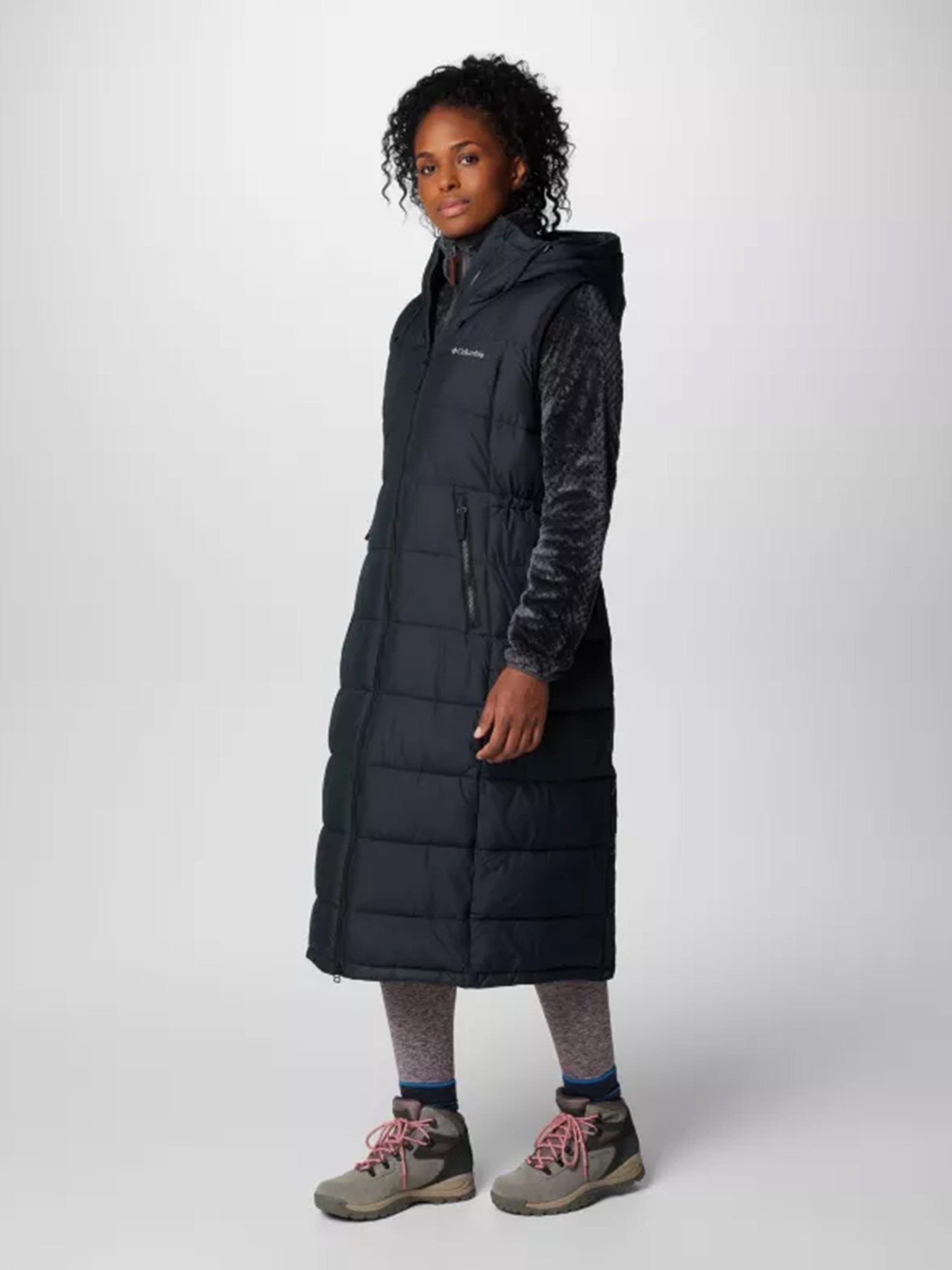 Жилет жіночий Columbia Pike Lake™ Long Vest чорний 2089281-010 изображение 4