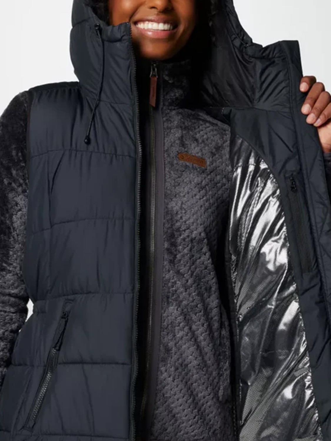 Жилет женский Columbia Pike Lake™ Long Vest черный 2089281-010 изображение 6